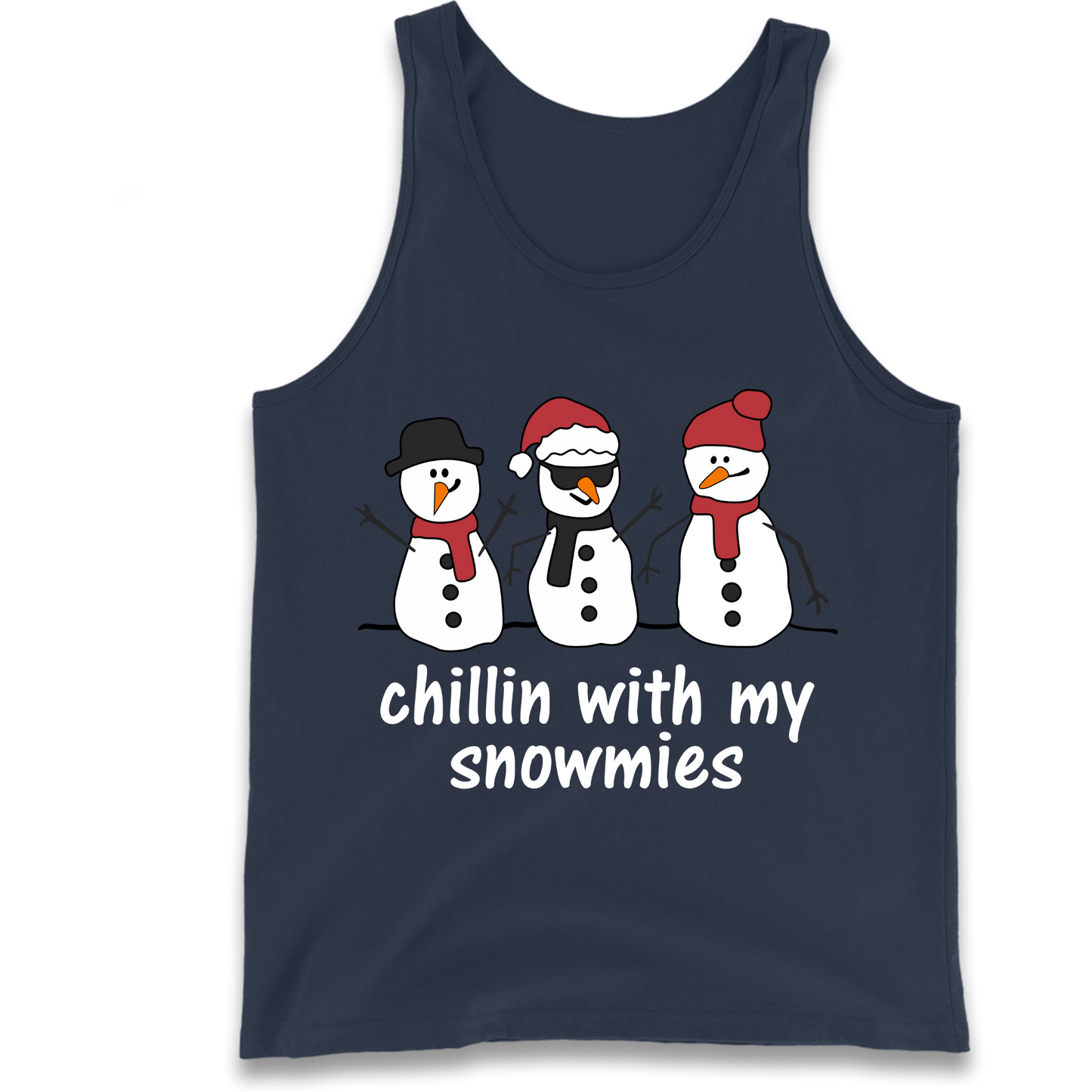 Chillin With My Snowmies Tank Top