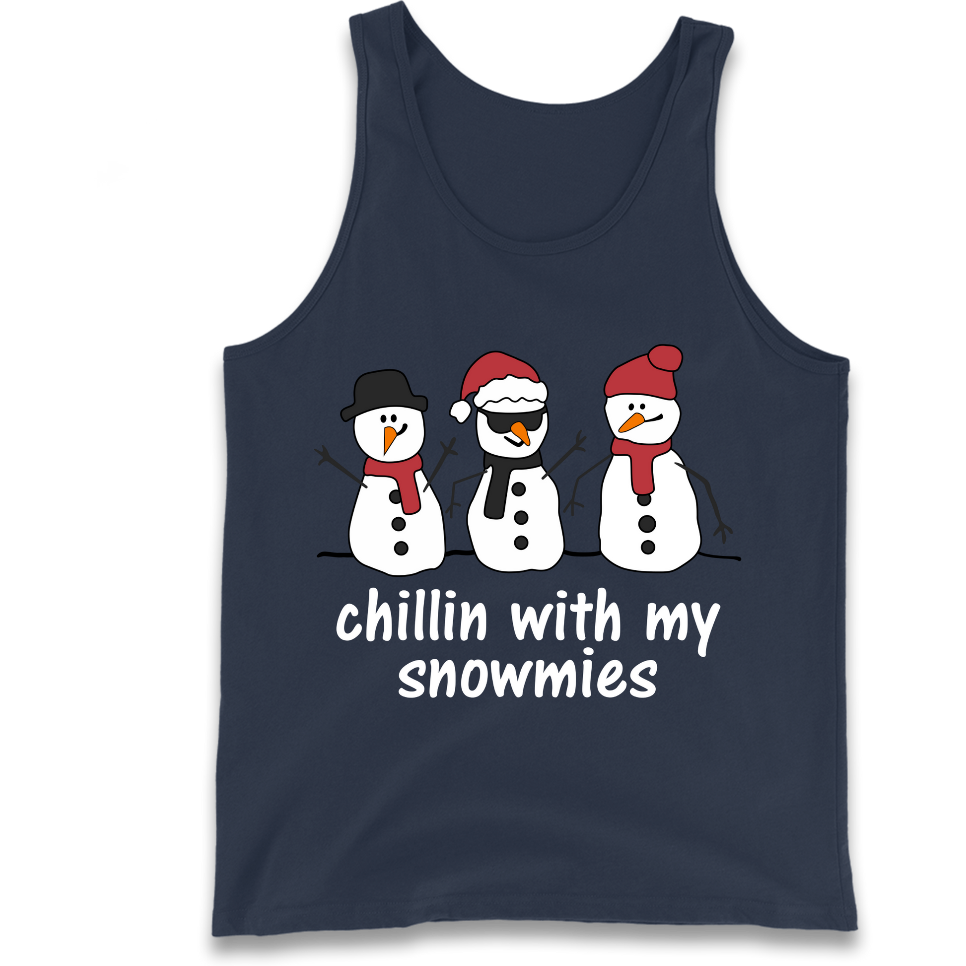 Chillin With My Snowmies Tank Top