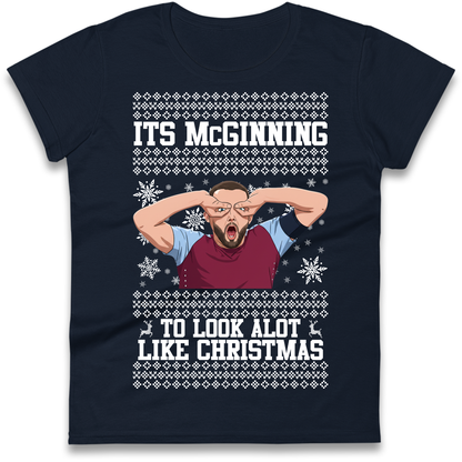 John McGinn Christmas Ladies Shirt