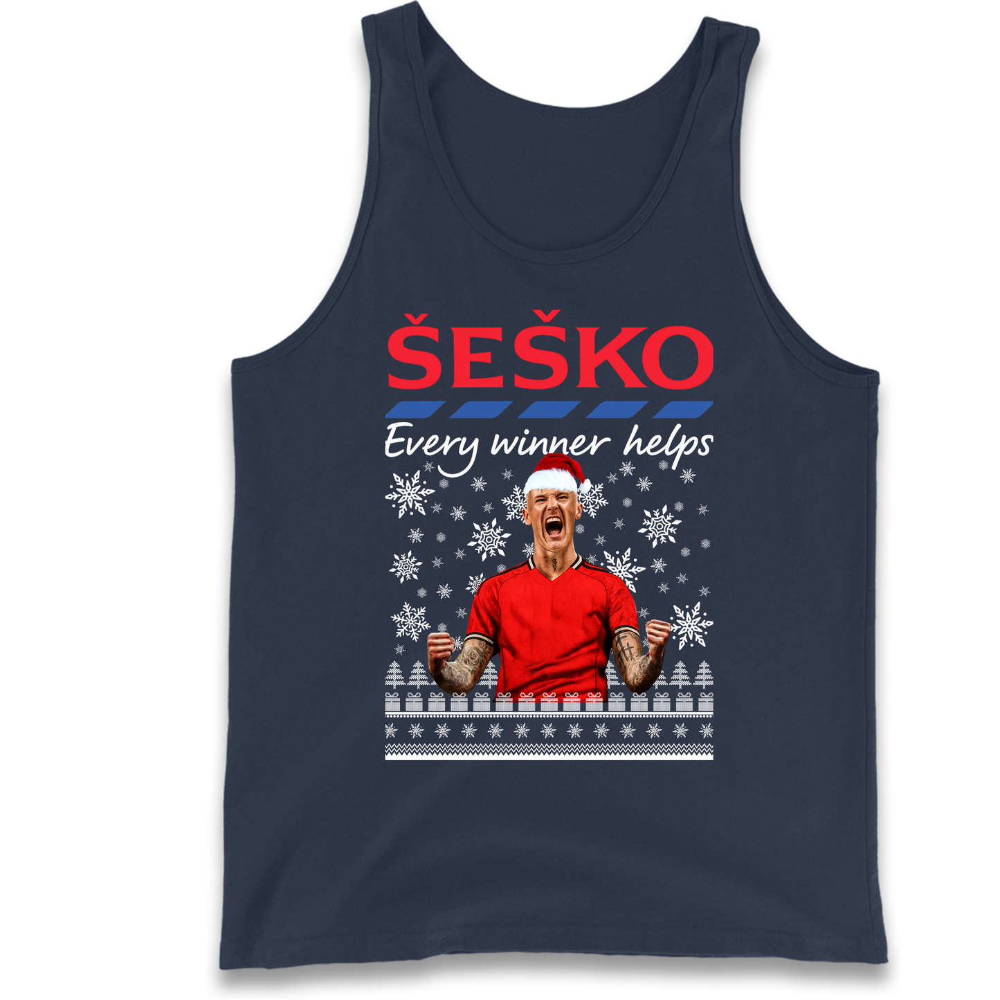 Benjamin Sesko Christmas Tank-Top