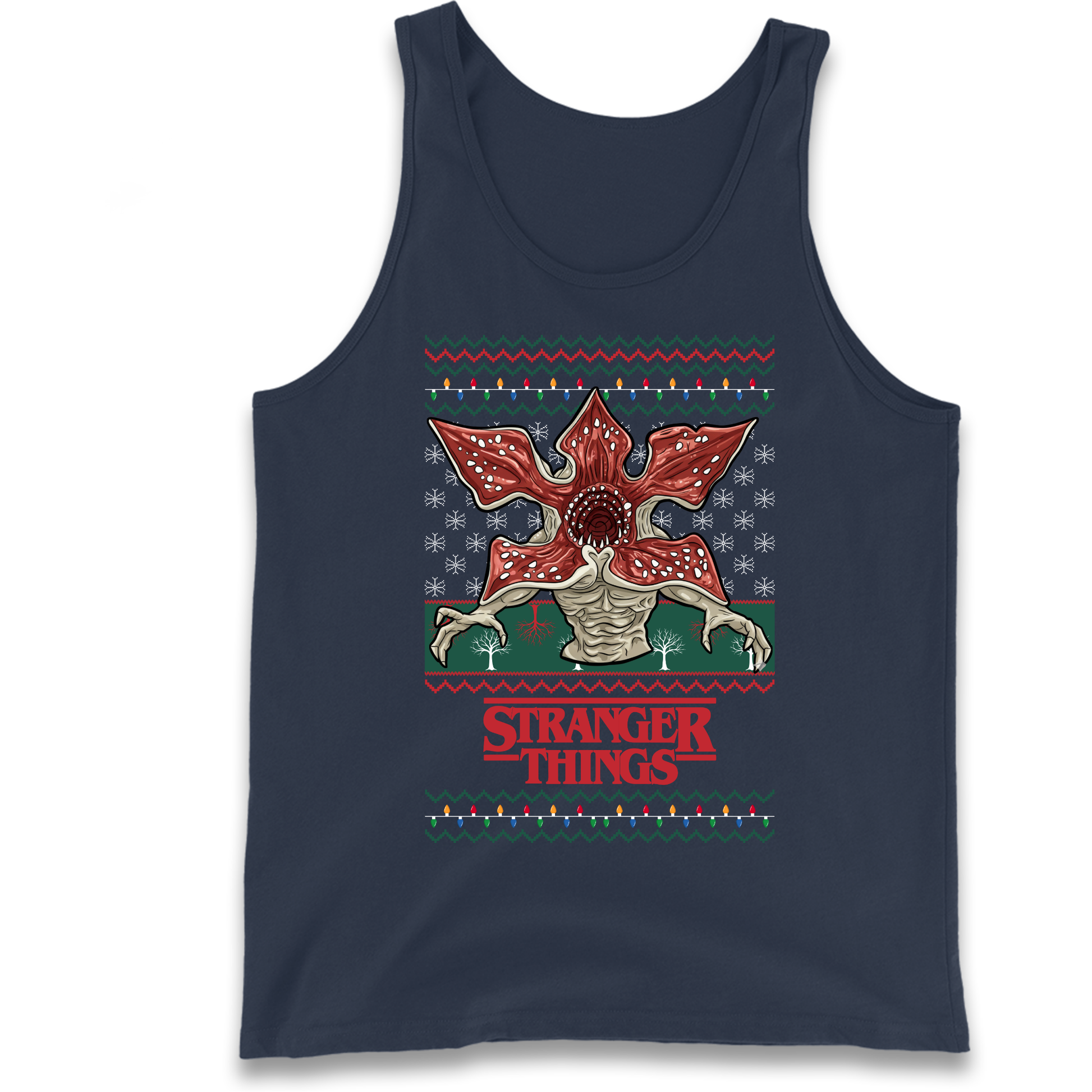 Demogorgon Christmas Tank Top