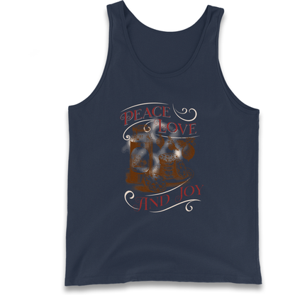 Peace Love And Joy Christmas Tank Top