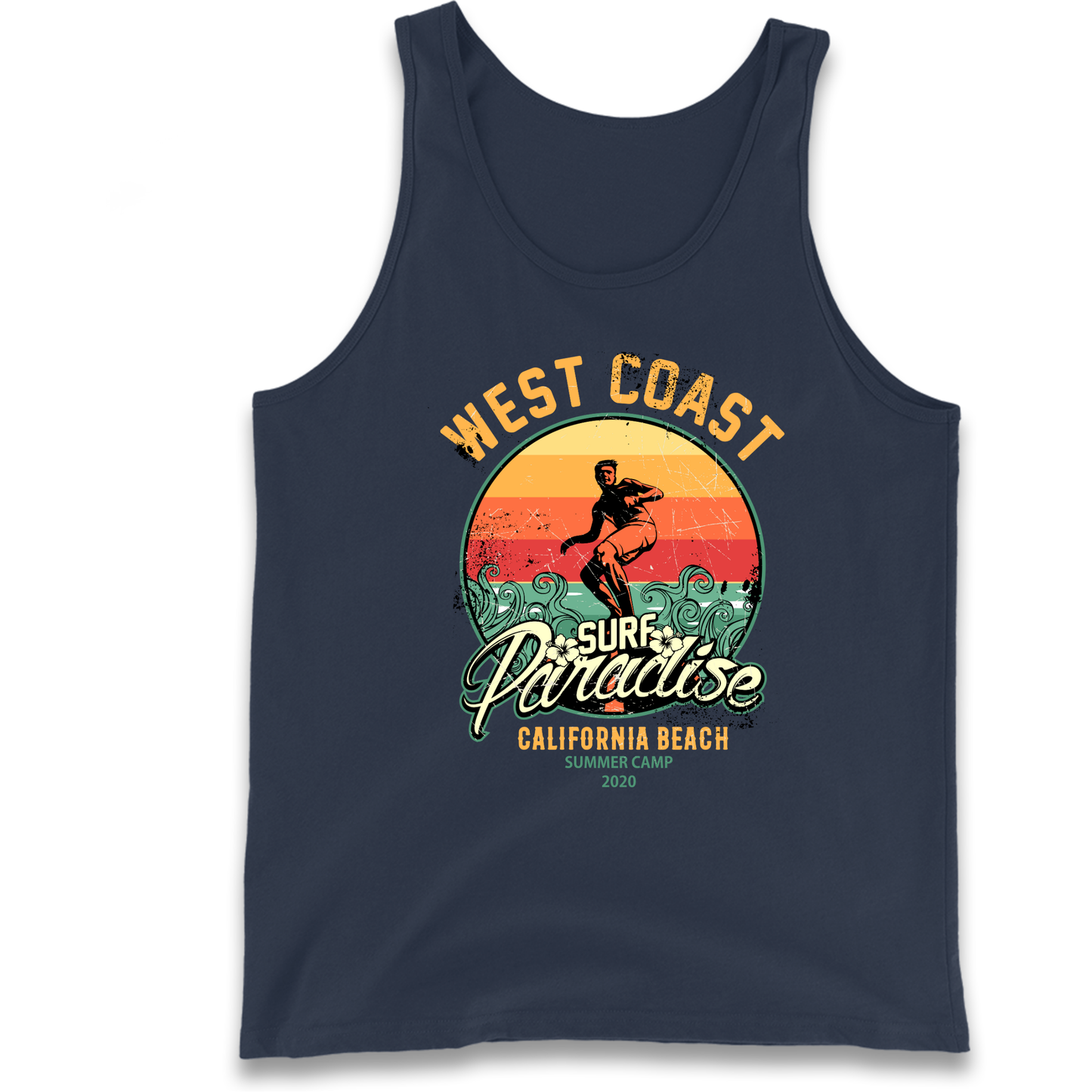 West Coast Surf Paradise Tank Top