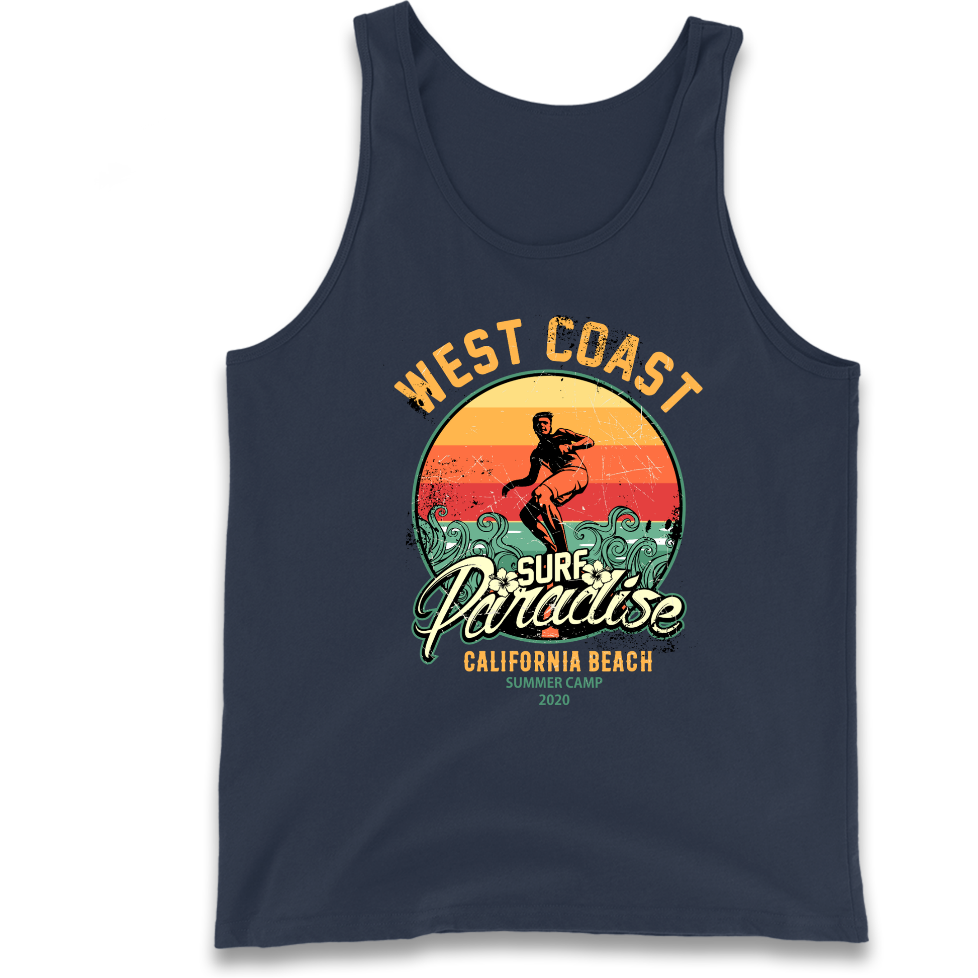 West Coast Surf Paradise Tank Top