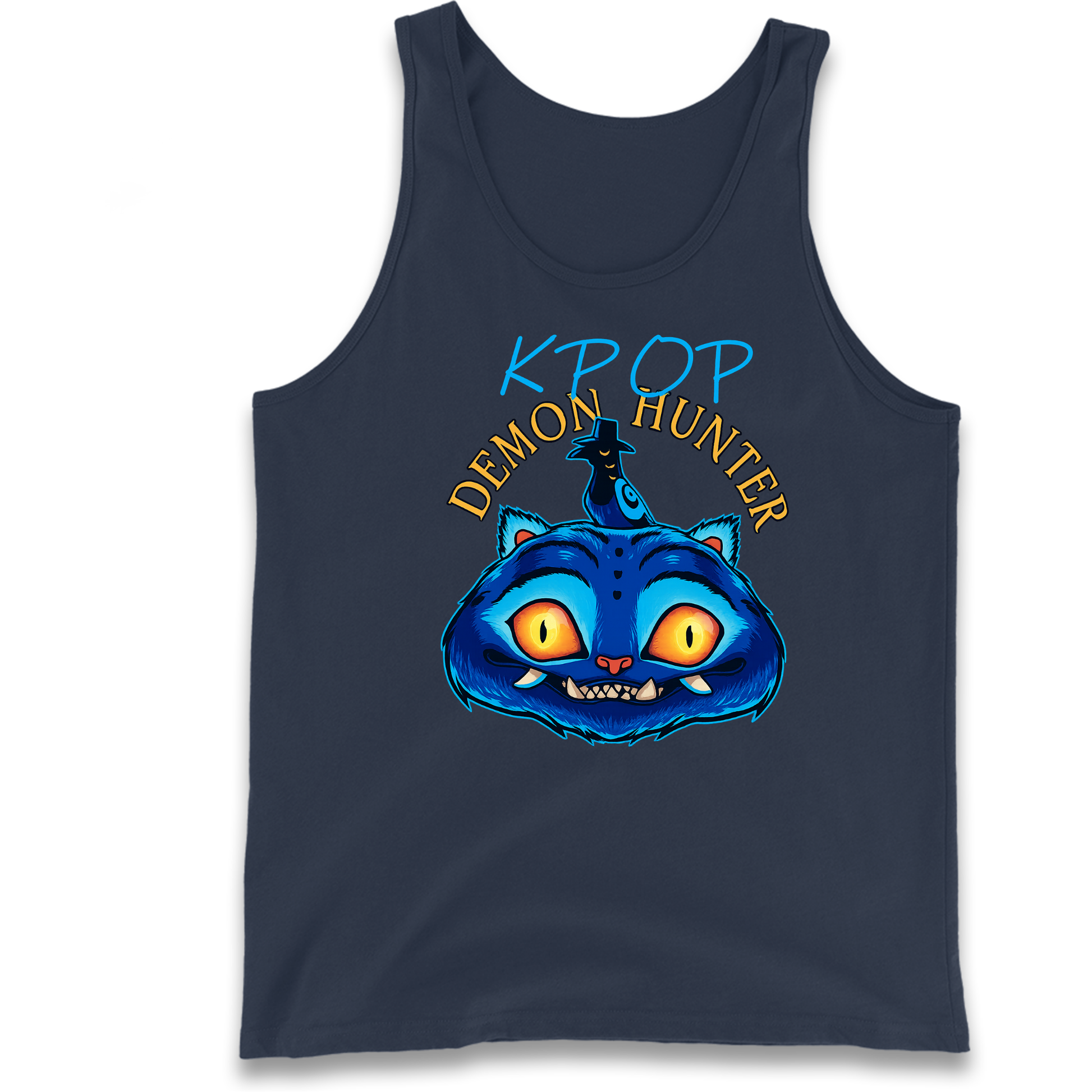 Kpop Demon Hunter Derpy Tiger Tank Top