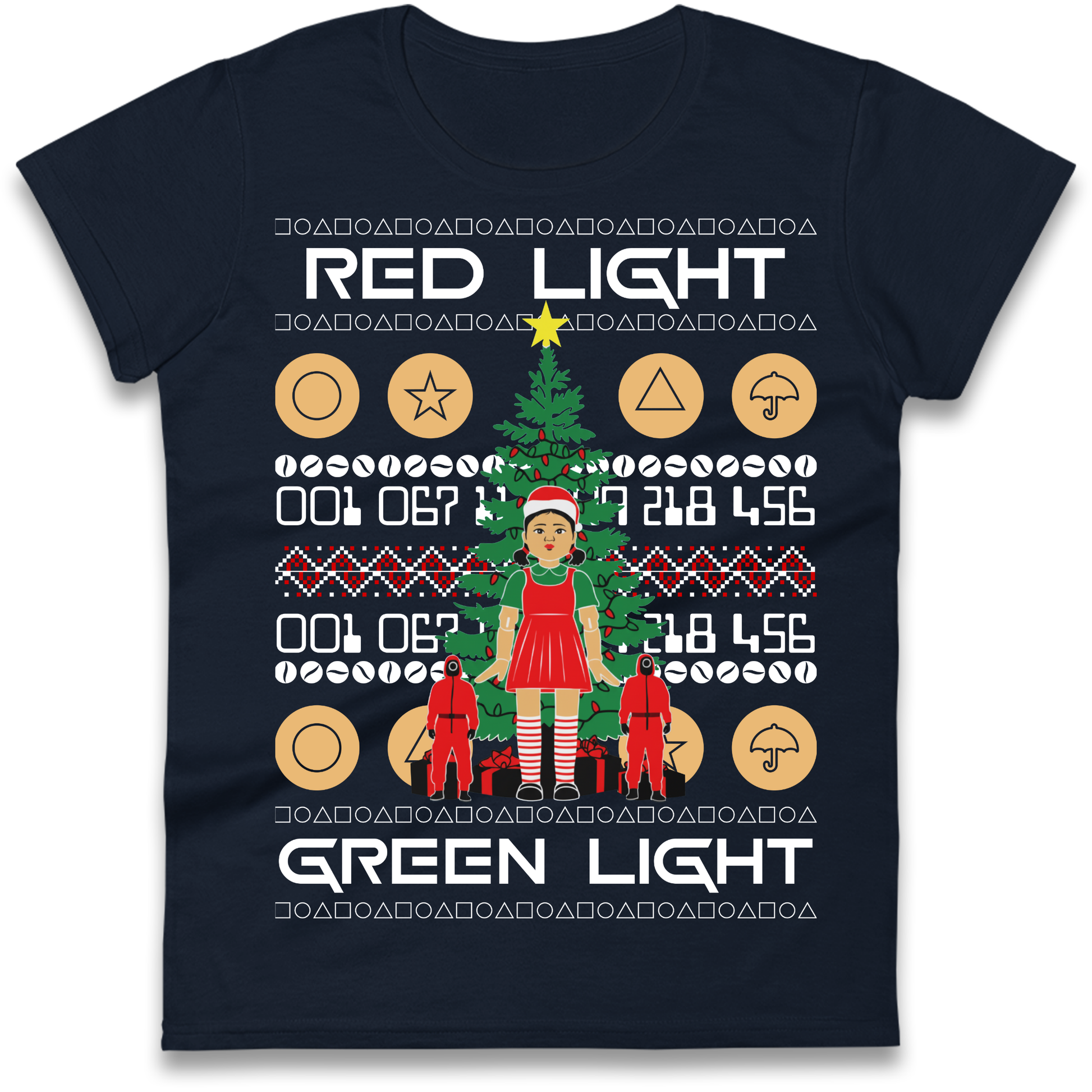 Squid Game Christmas Ladies Shirt