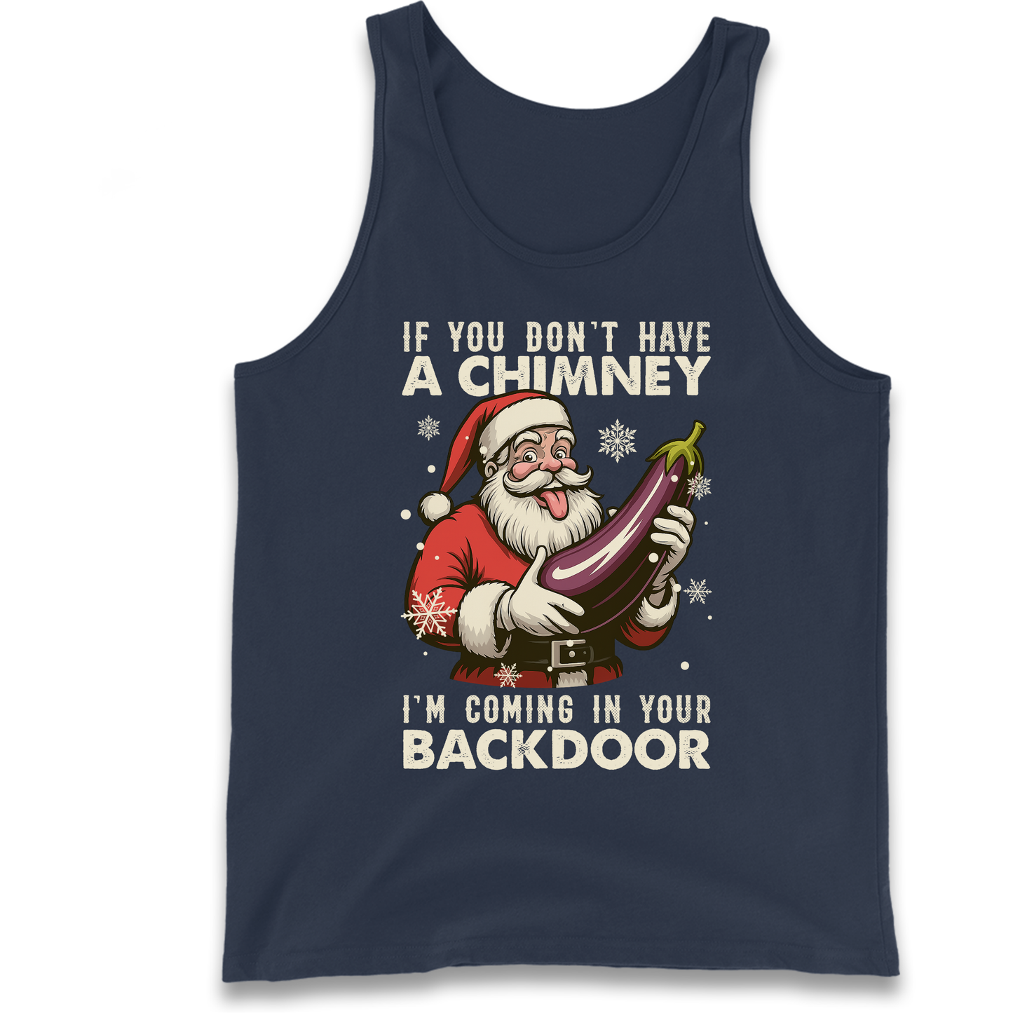 Santa Back Door Tank-Top