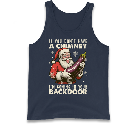 Santa Back Door Tank-Top