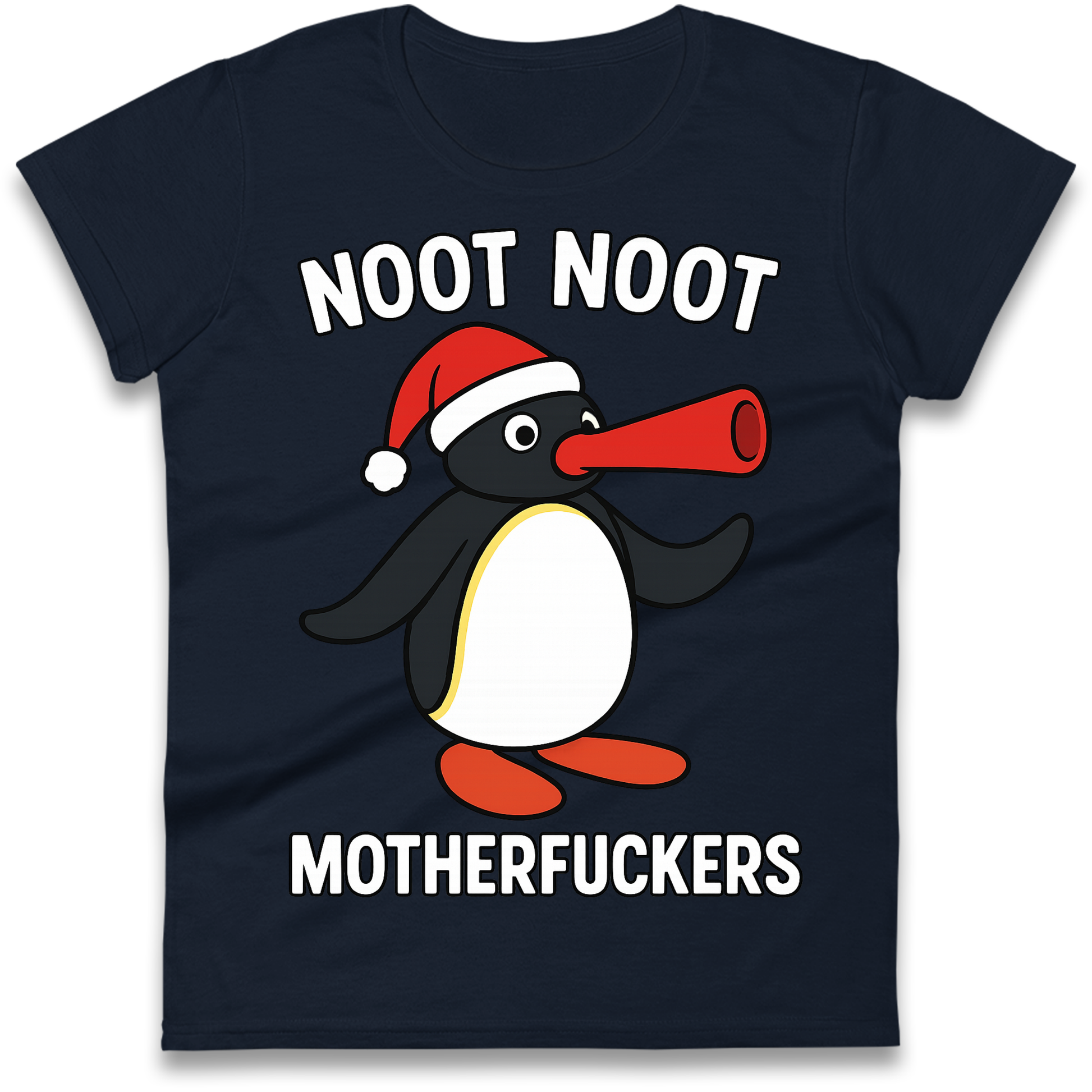 Pingu Christmas Ladies Shirt