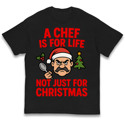 Chef Christmas Kids T Shirt