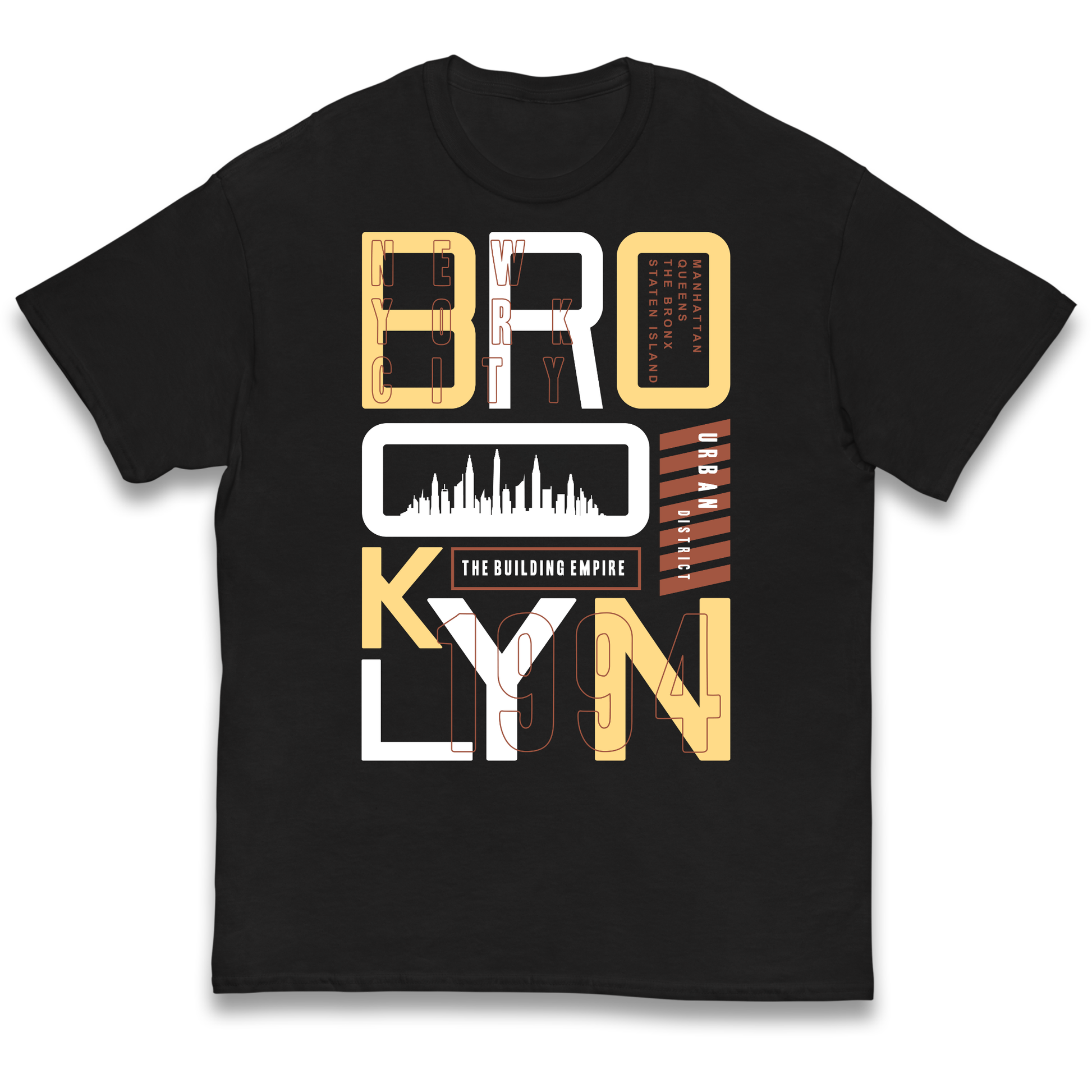 Brooklyn New York Urban District kids t shirt