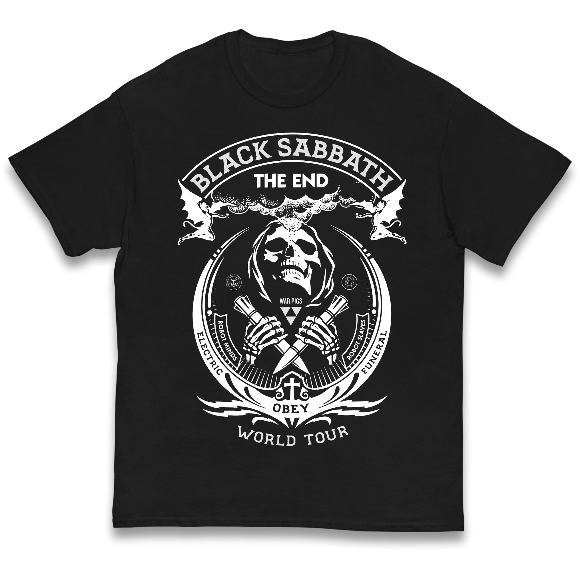 Black Sabbath The End World Tour Kids T Shirt