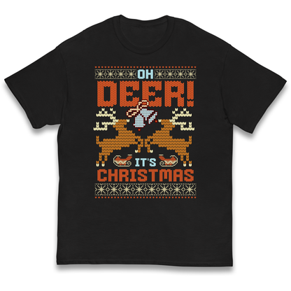 Oh Deer its Christmas kids t shirt