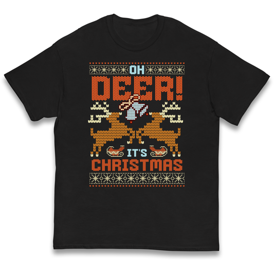 Oh Deer its Christmas kids t shirt