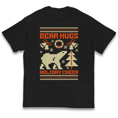 Bear Hugs Holiday Cheer kids t shirt