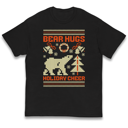 Bear Hugs Holiday Cheer kids t shirt