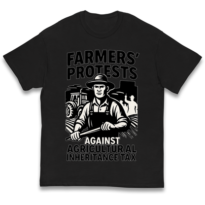 Farmers’ Protests Against Agricultural Inheritance Tax kids t shirt