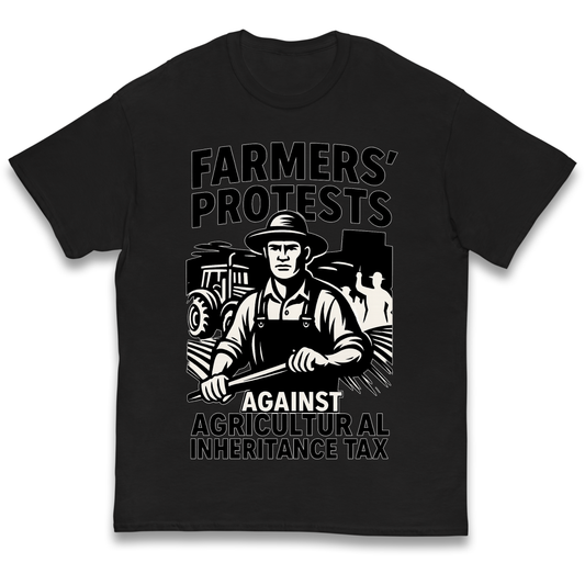 Farmers’ Protests Against Agricultural Inheritance Tax kids t shirt