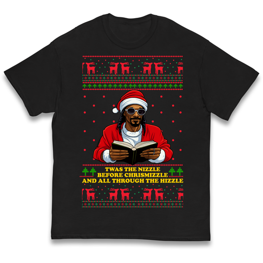 Snoop Dogg Nizzle Christmas Kids T Shirt