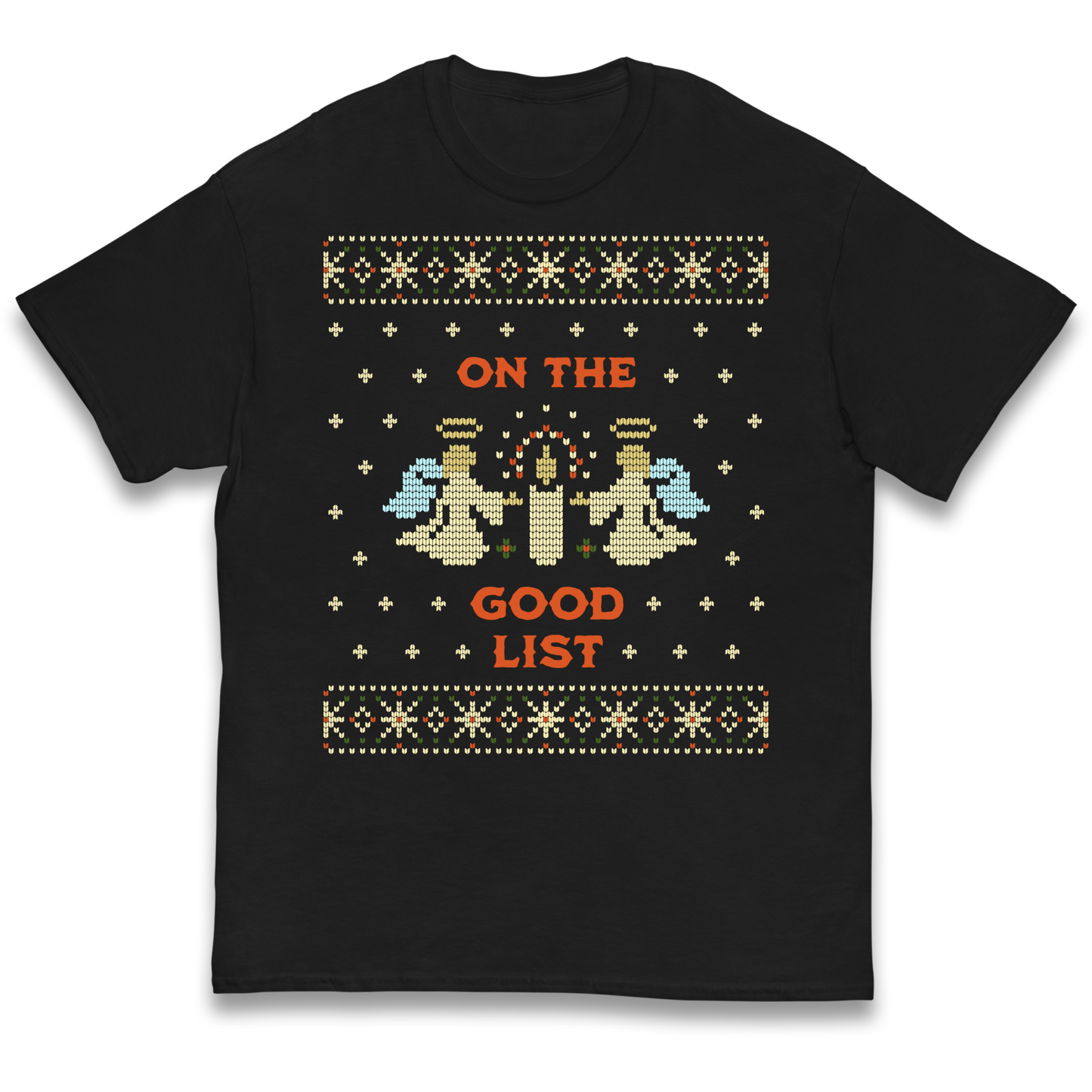 On The Good List Christmas kids t shirt