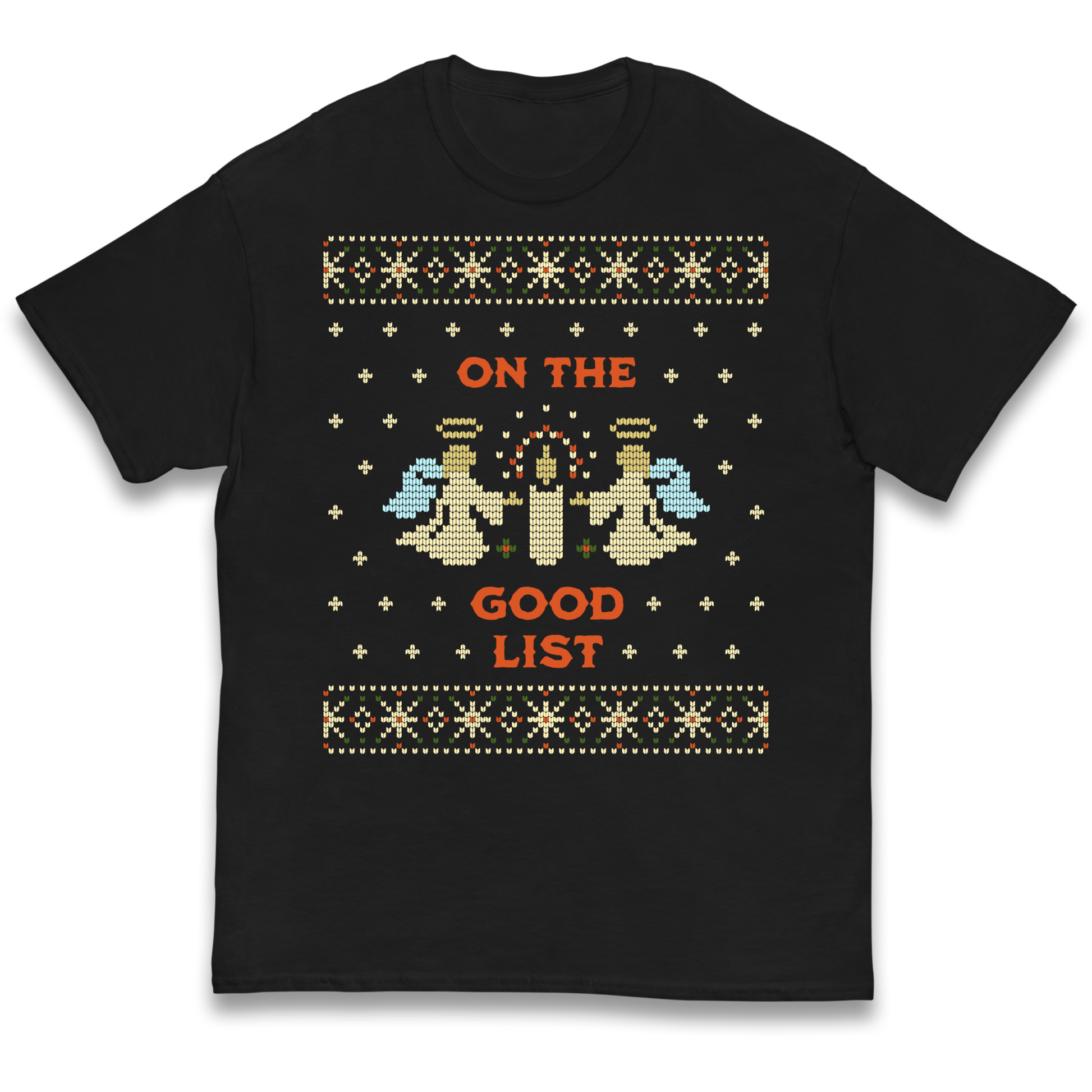 On The Good List Christmas kids t shirt