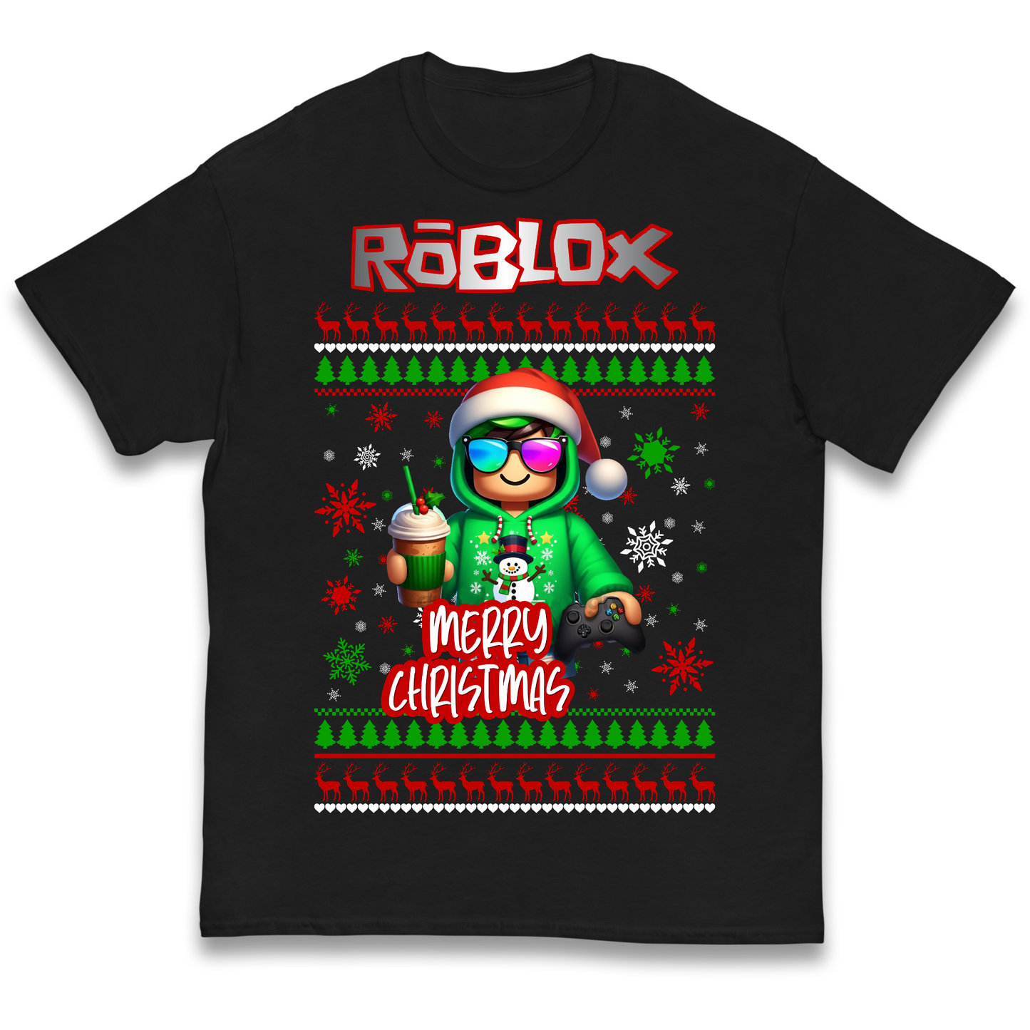 Roblox Merry Christmas Kids T Shirt