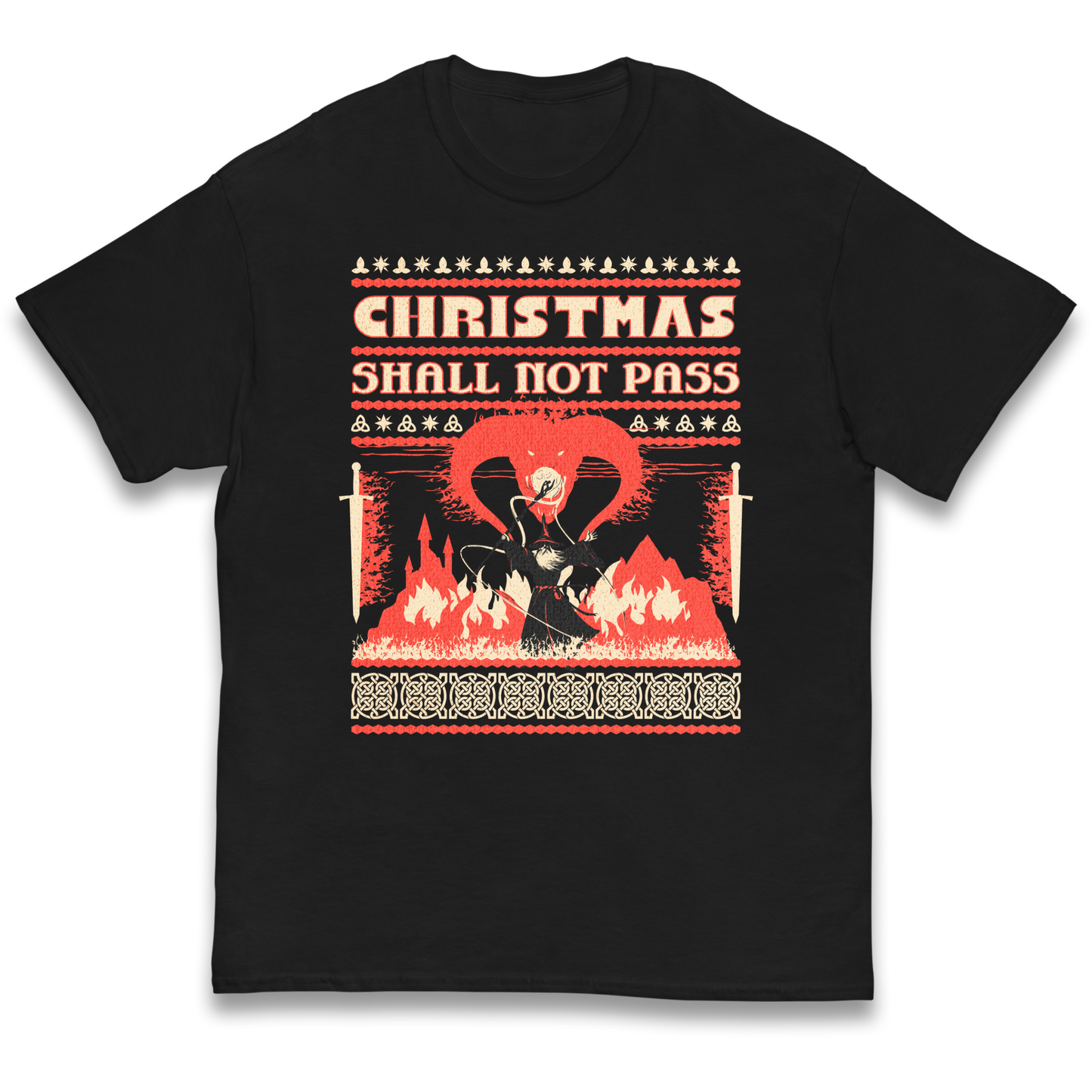 Christmas Shall Not Pass kids t shirt