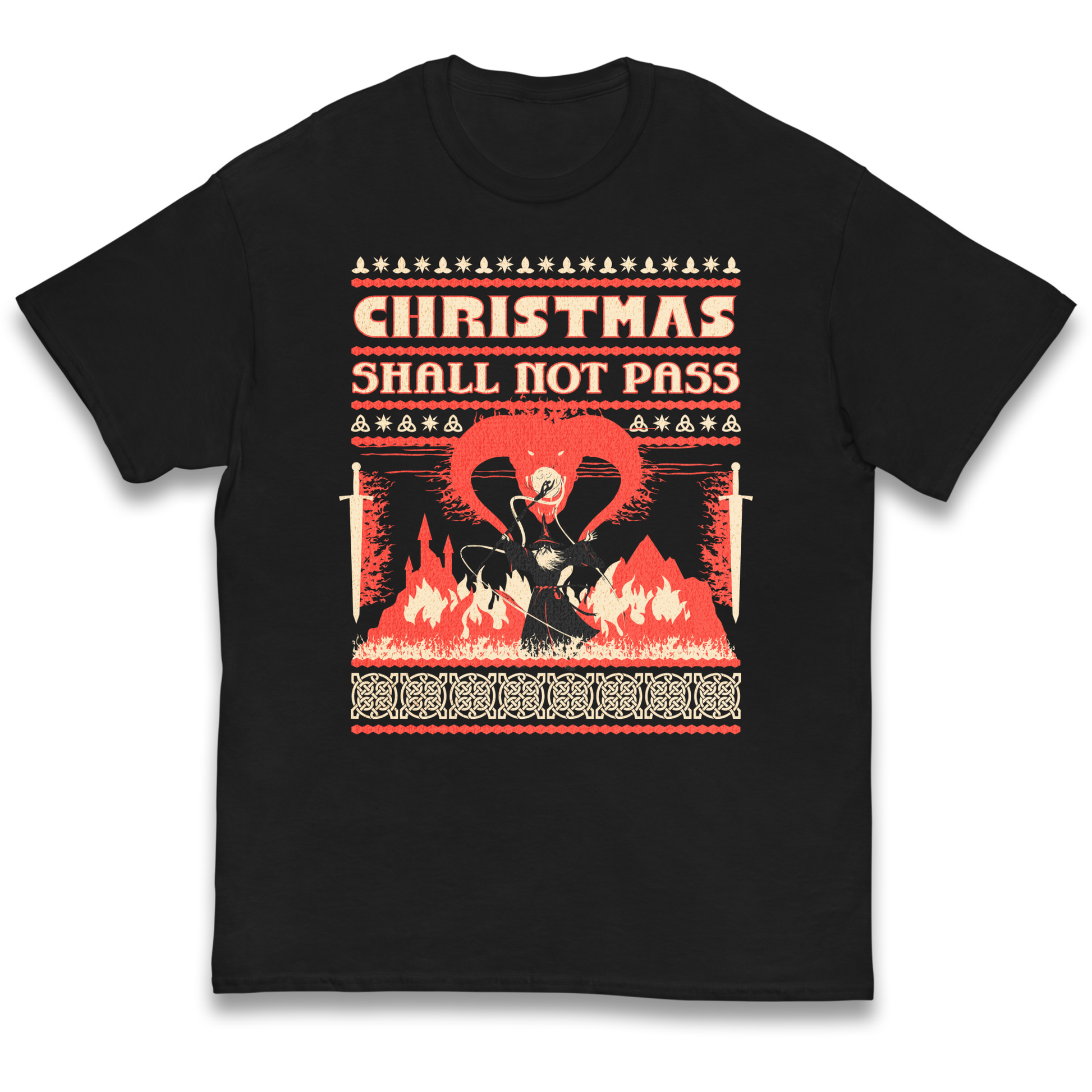 Christmas Shall Not Pass kids t shirt