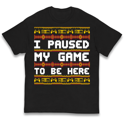 Paused My Game Kids T Shirt