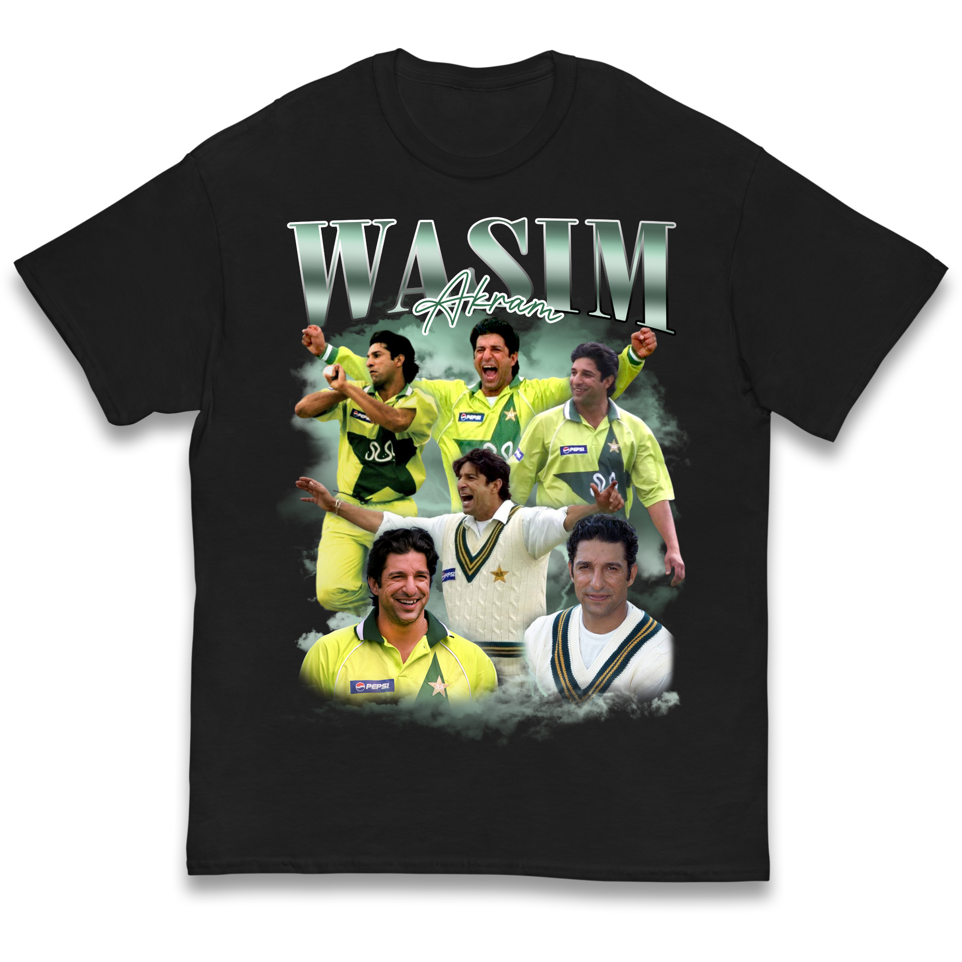 Wasim Akram kids t shirt