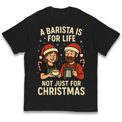 Barista Christmas Kids T Shirt