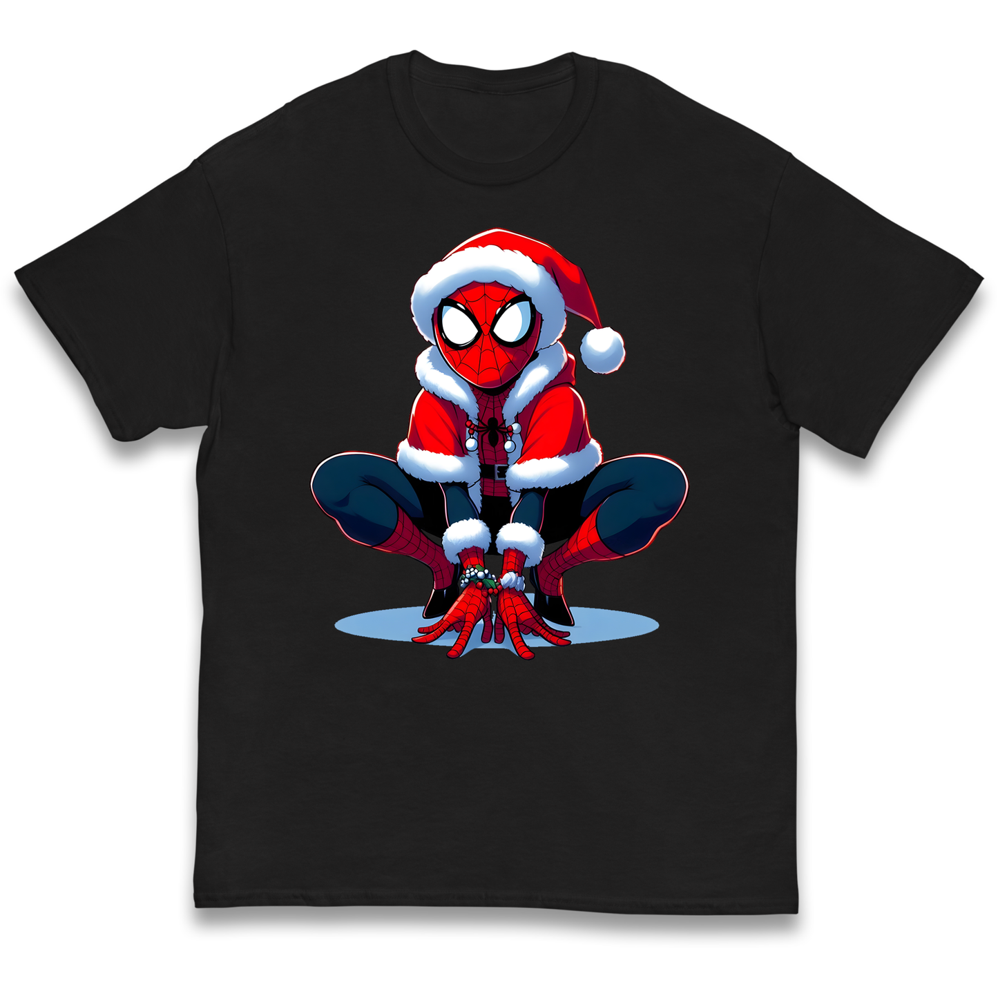 Spiderman Santa kids t shirt