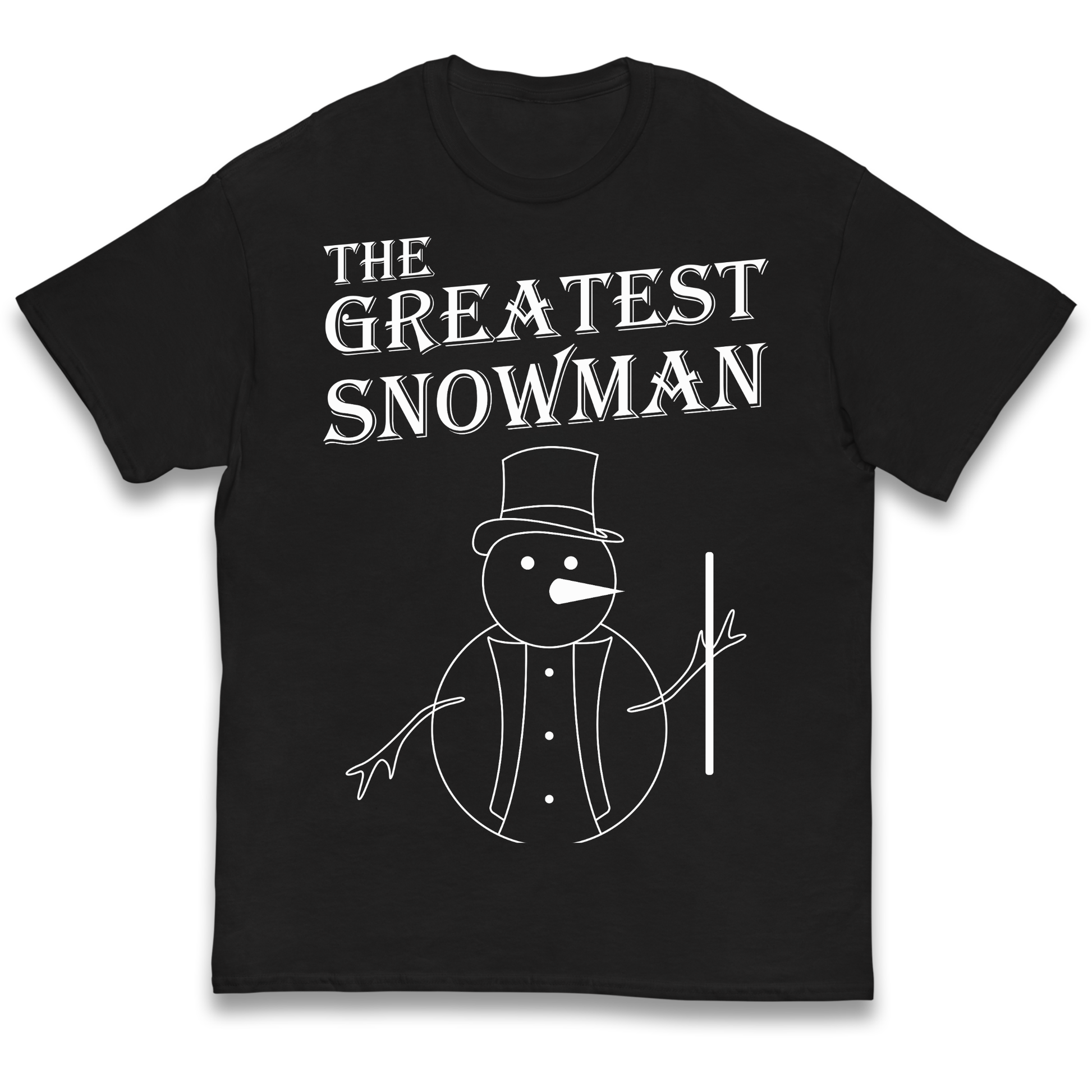 The Greatest Snowman Christmas kids t shirt