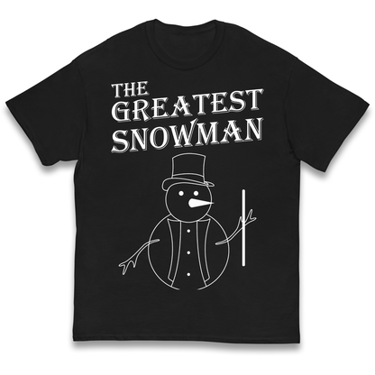 The Greatest Snowman Christmas kids t shirt