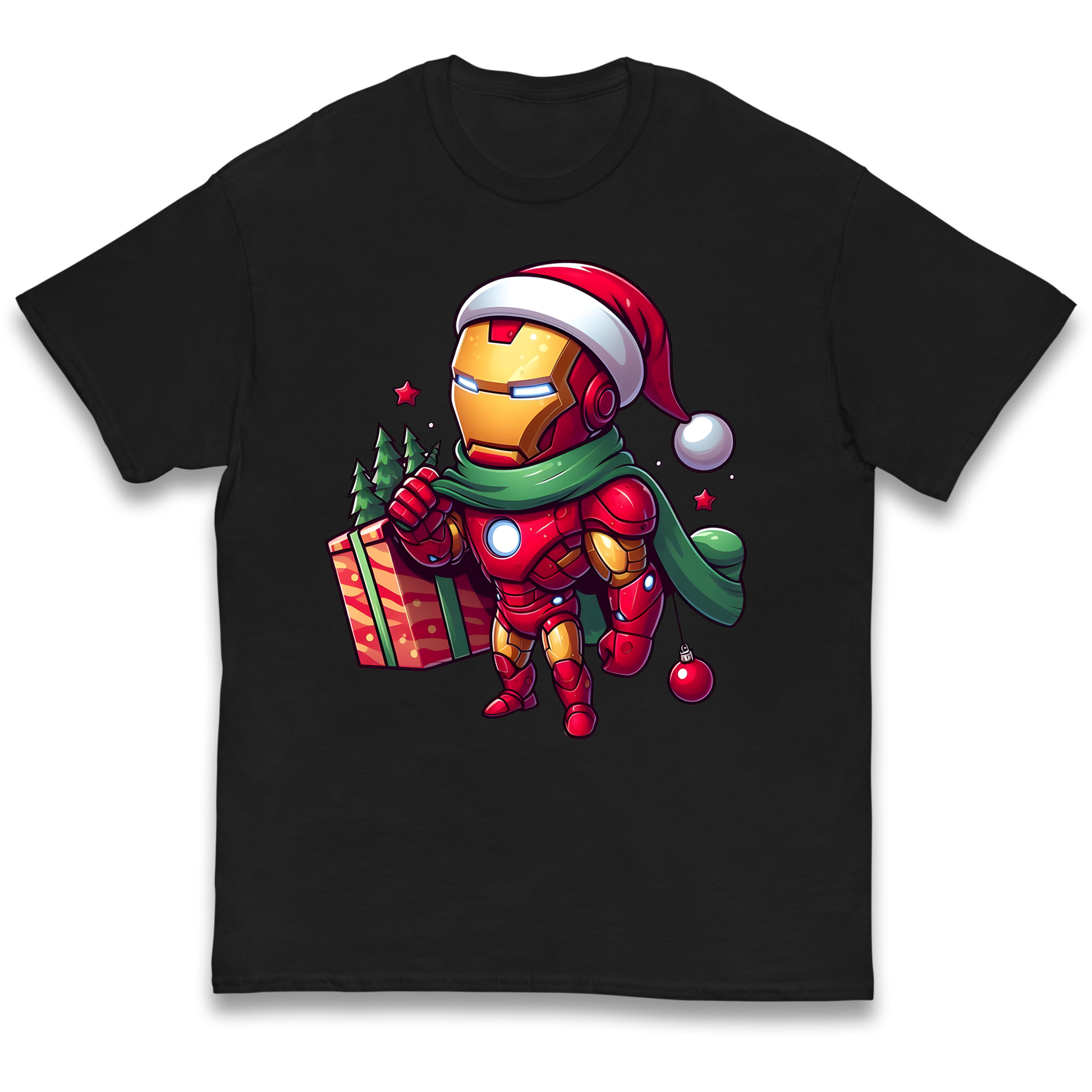 Ironman Santa kids t shirt