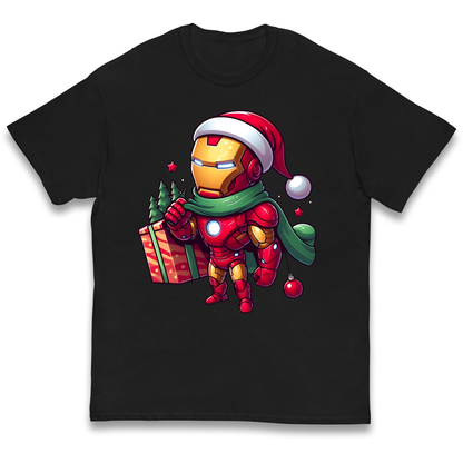 Ironman Santa kids t shirt