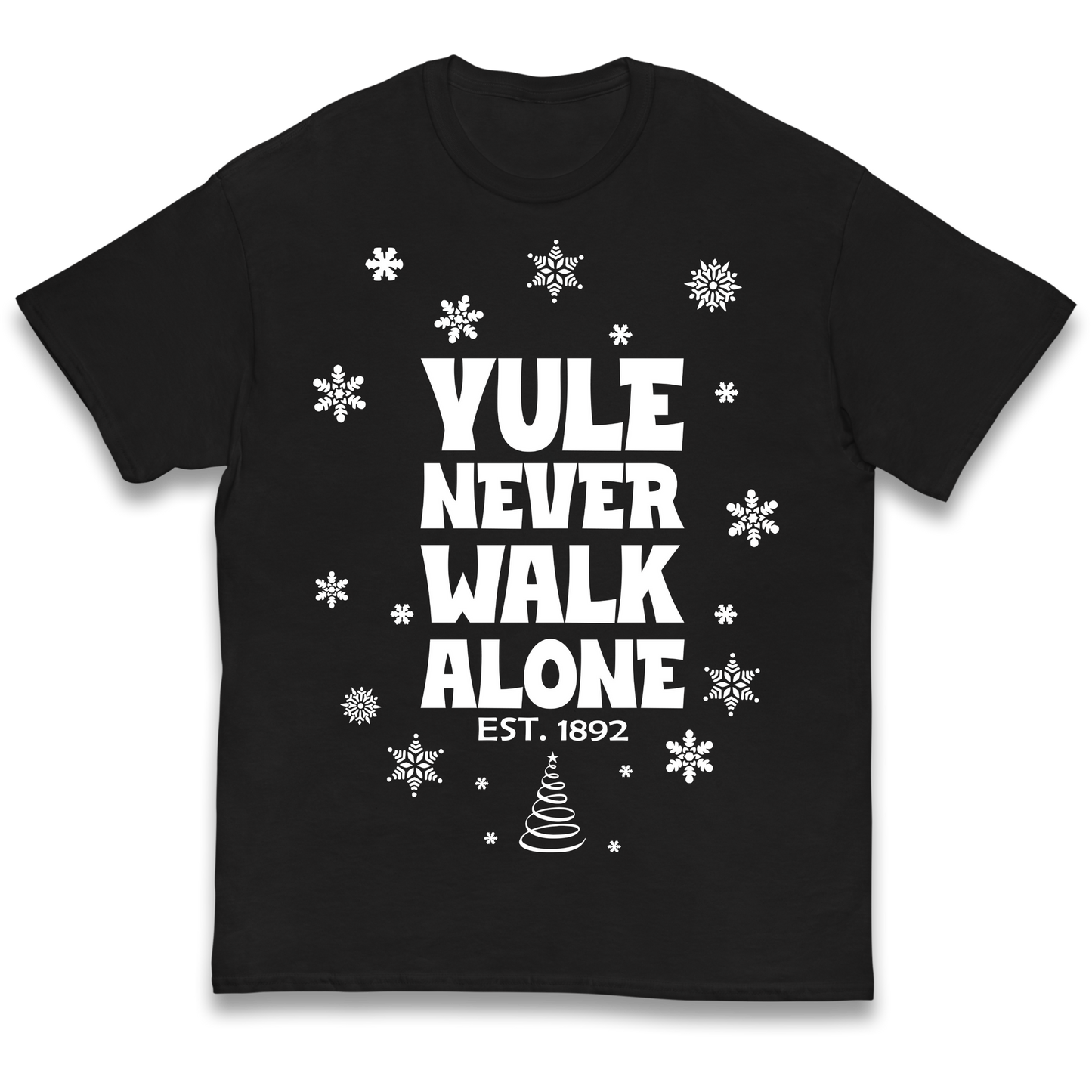 Yule Never Walk Alone Liverpool Christmas kids t shirt
