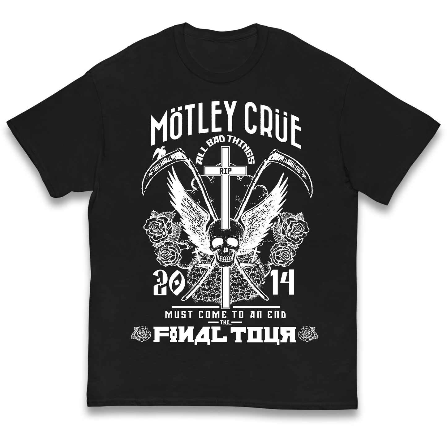 Motley Crue All Bad Things kids t shirt