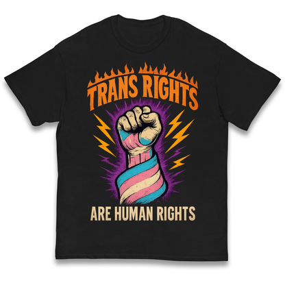 Trans Rights Are Human Rights kids t shirt