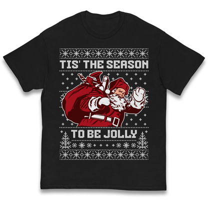 Tis The Season To Be Jolly Christmas kids t shirt