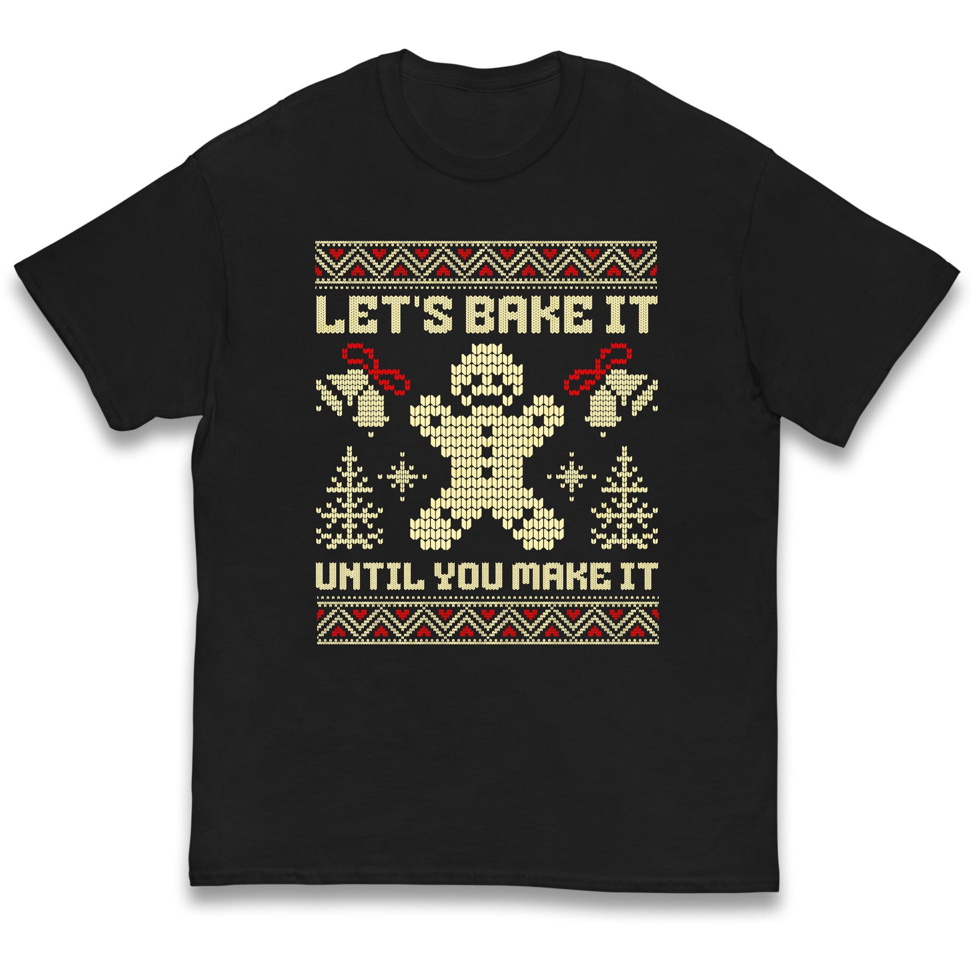 Lets Bake It Until You Make it Christmas kids t shirt