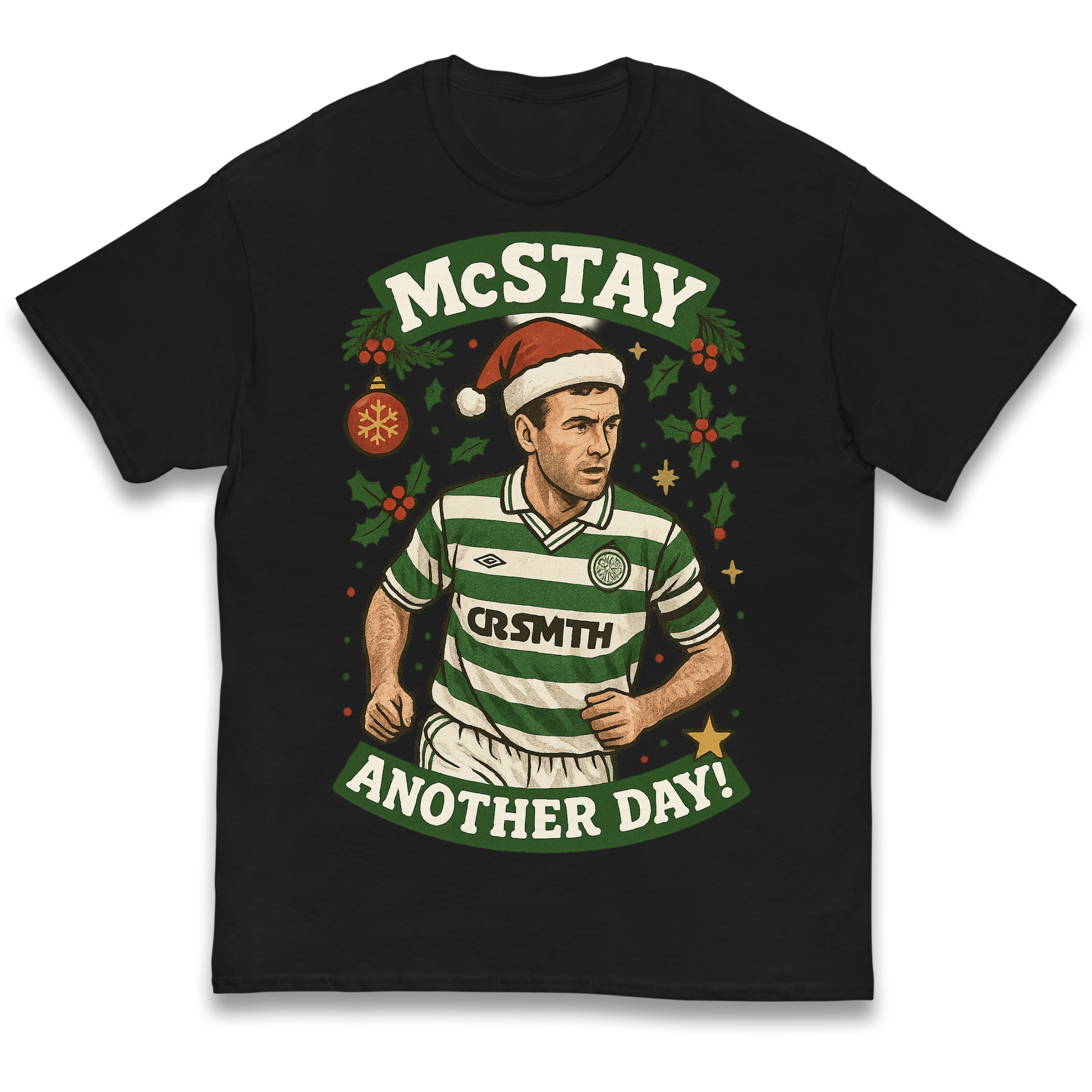Paul McStay Celtic Christmas Kids T Shirt