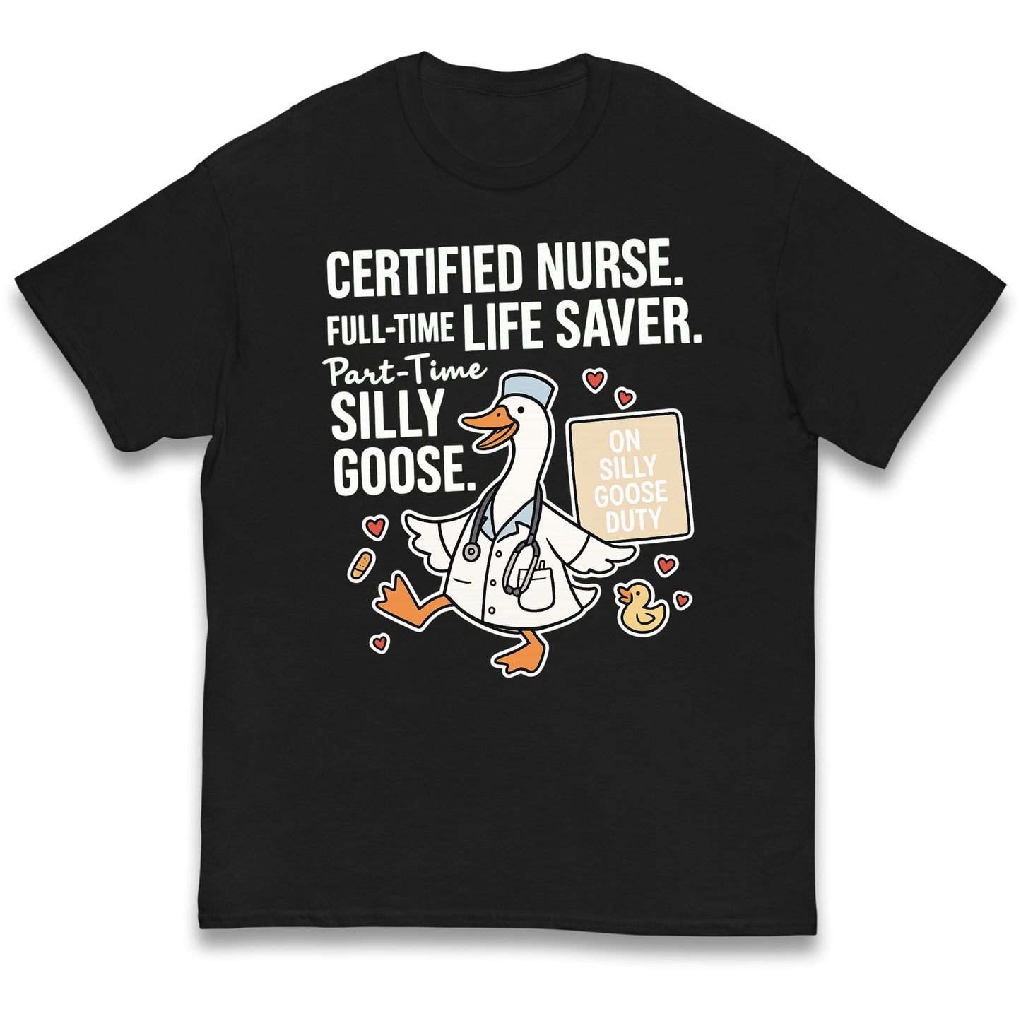 Full Time Nurse Part Time Silly Goose kids t shirt