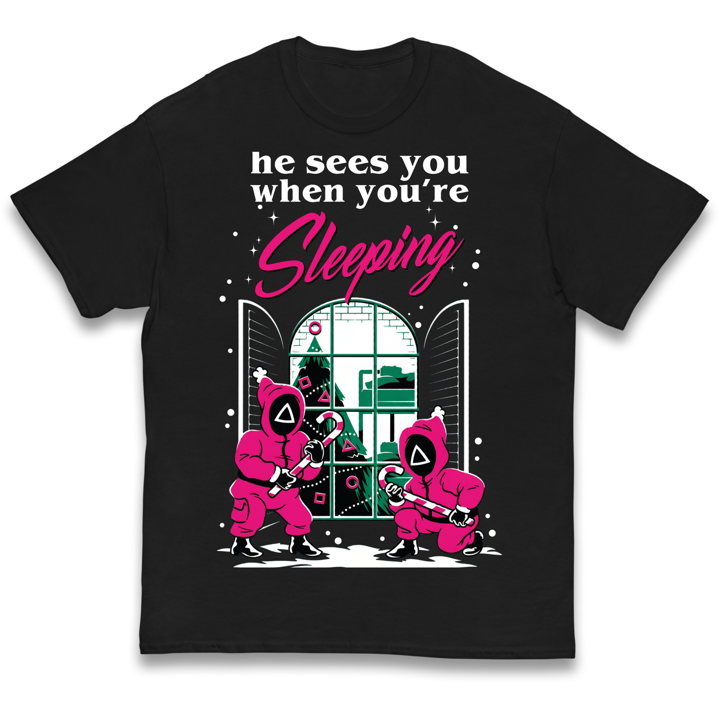 Squid Games Xmas Kids T Shirt
