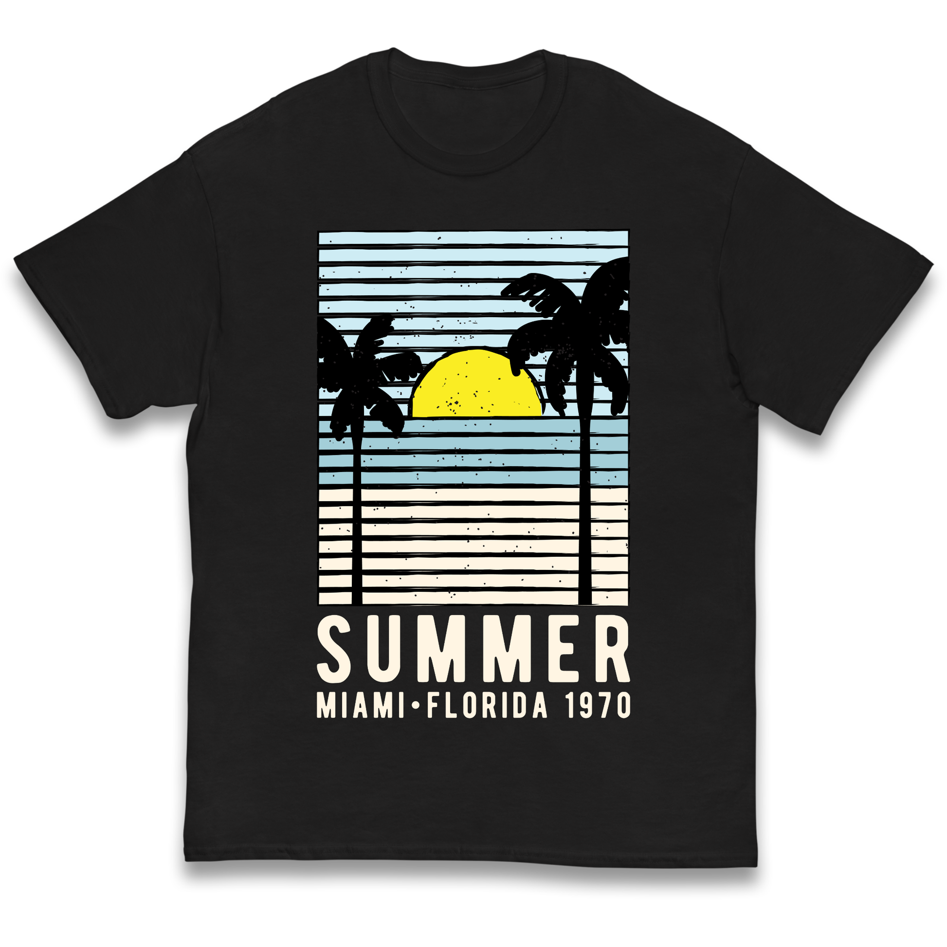 Summer Miami Florida 1970 kids t shirt