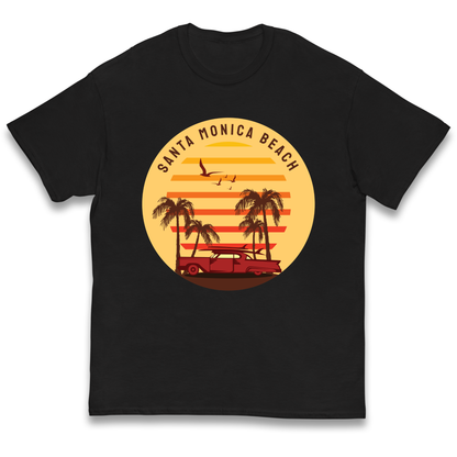 Santa Monica Beach kids t shirt