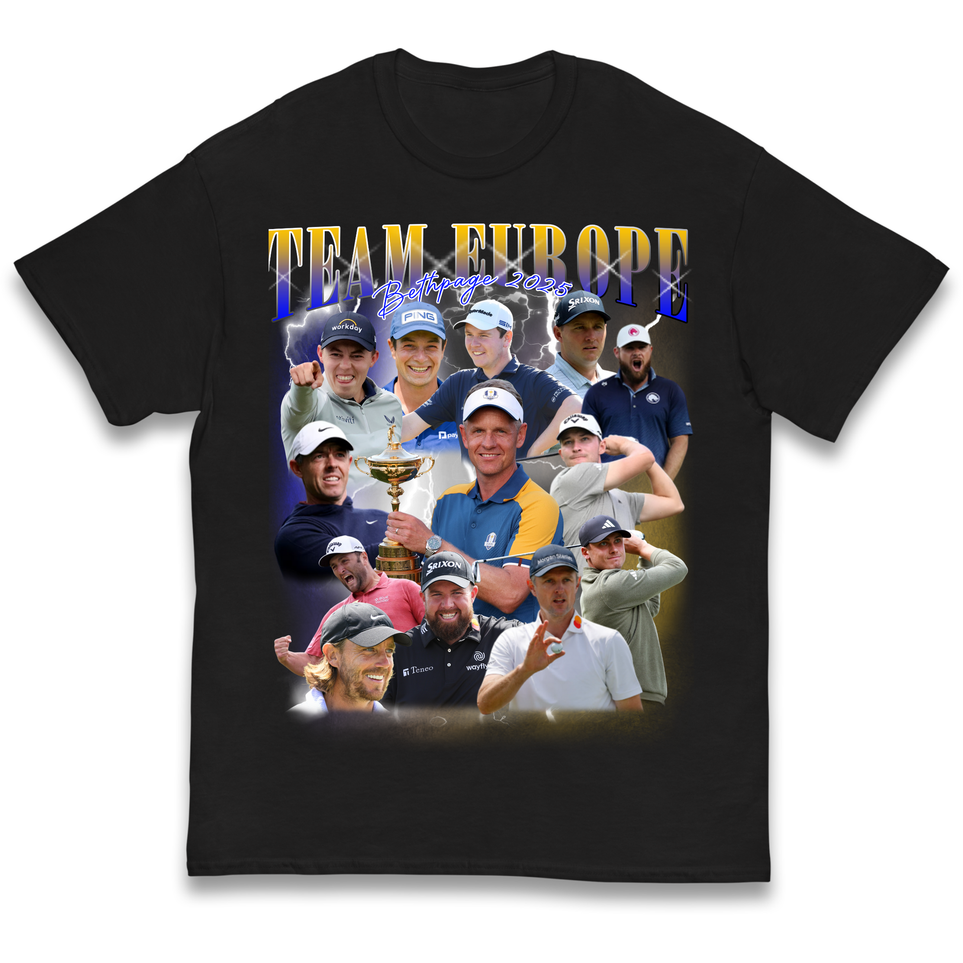 Ryder Cup 2025 Team Europe kids t shirt