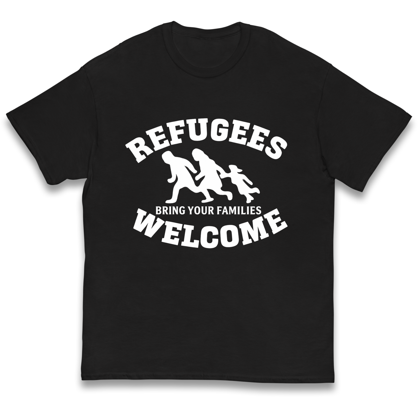Welcome Refugees kids t shirt