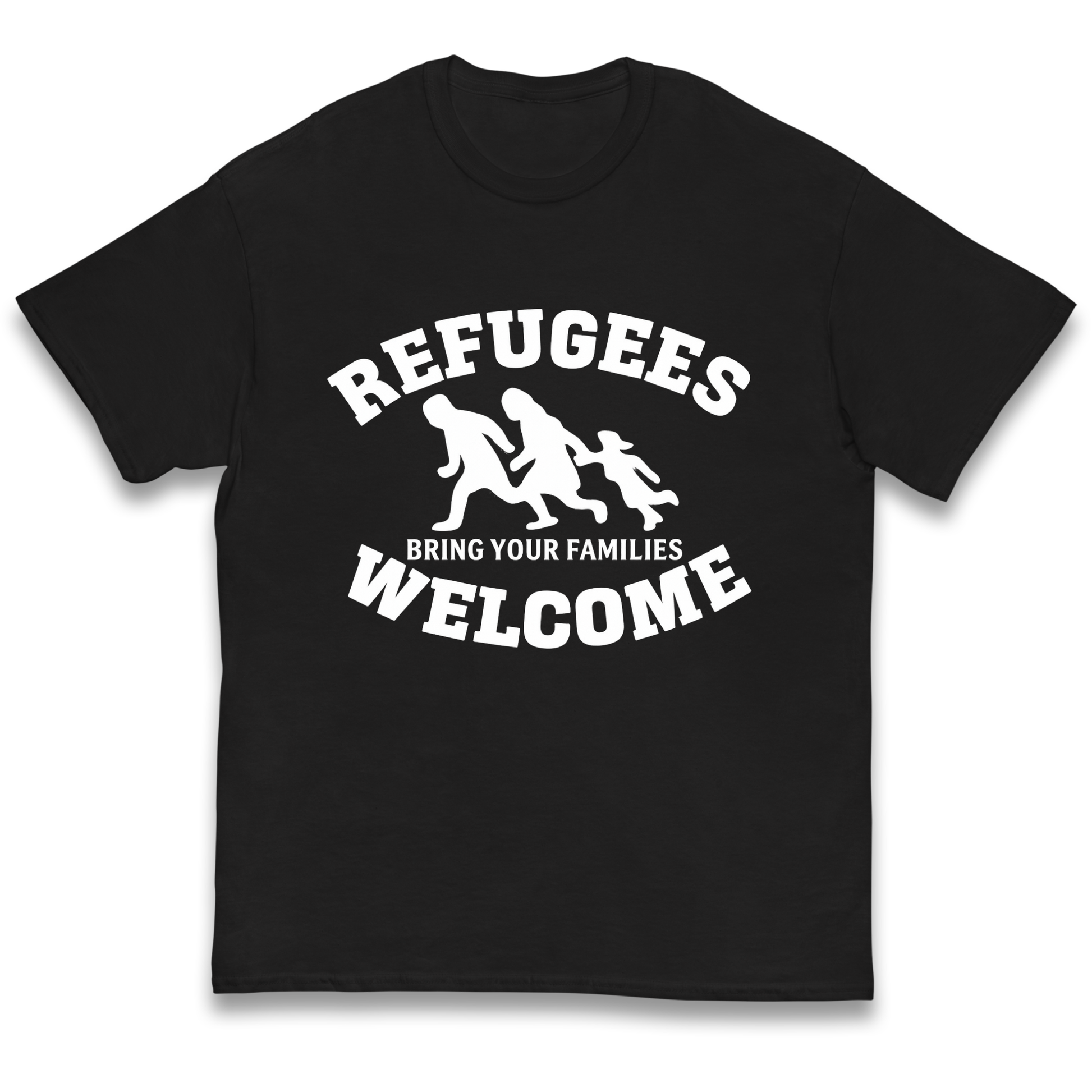 Welcome Refugees kids t shirt