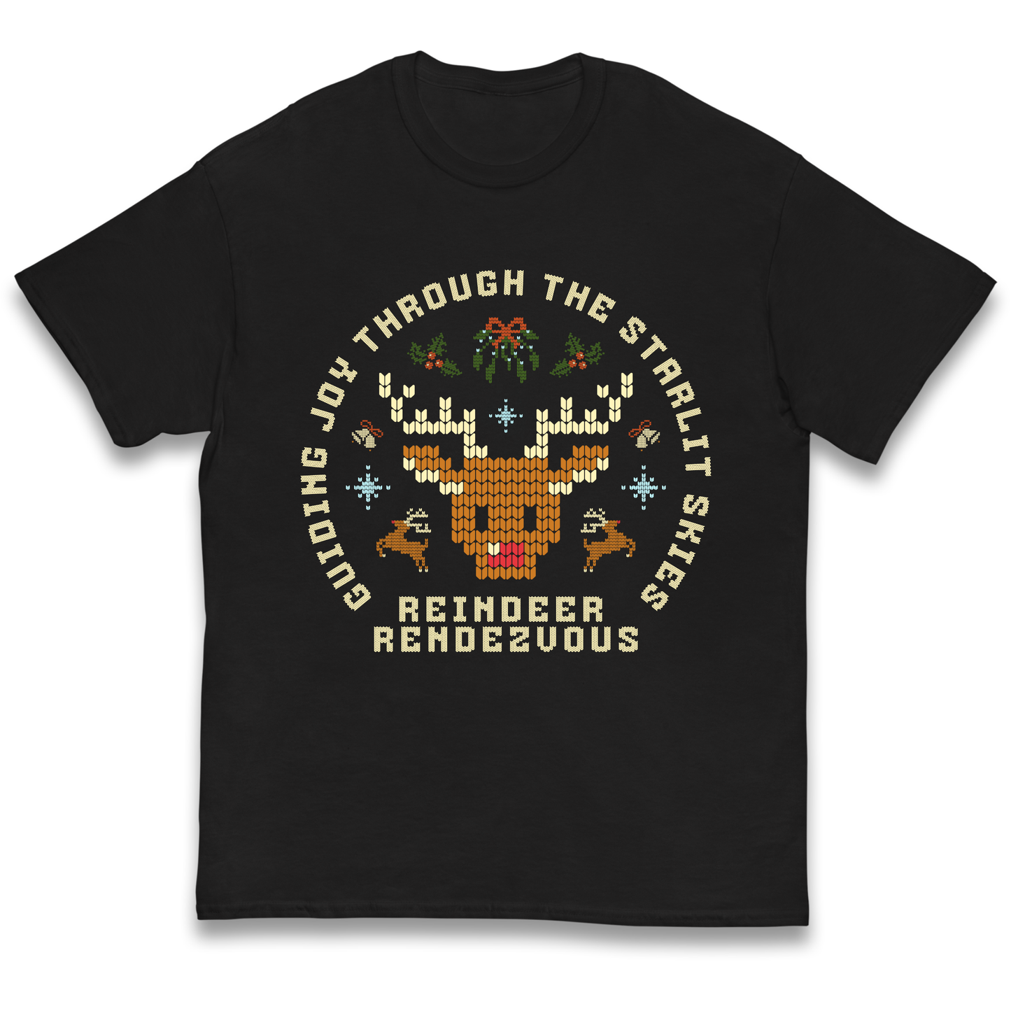 Reindeer Rendezvous Christmas kids t shirt